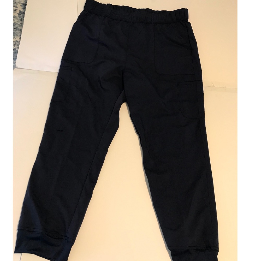 Scrubstar Ultimate Drawstring Jogger Scrub Pants Indigo Navy Blue XL - Picture 8 of 8